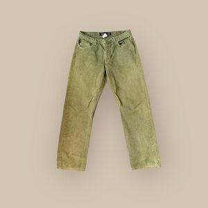 Vintage green guess jeans men size 33